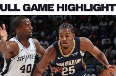 San Antonio Spurs vs New Orleans Pelicans | Full Game Highlights | Oct 24, 2025 | 2025-26 NBA Season