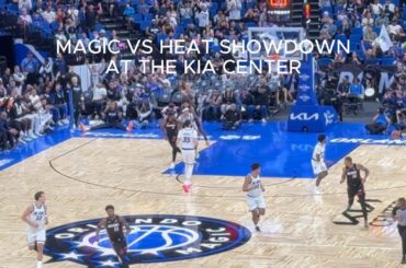 MAGIC VS HEAT SHOWDOWN AT THE KIA CENTER #nba #orlandomagic #miamiheatbasketball #basketball #fypシ