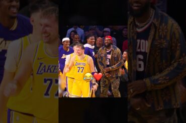 LeBron tried to steal Luka's Magic 😂❤️