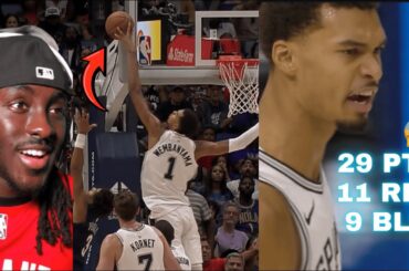 WEMBY 29 PTS & 9 BLOCKS?! Spurs Vs Pelicans Highlights Reaction
