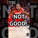 This has Rockets Fans CONCERNED… #nba #rockets #kevindurant