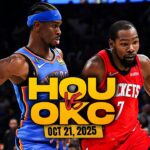Houston Rockets vs OKC Thunder Full Game Highlights | Oct 21, 2025 | FreeDawkins