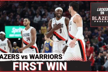 Trail Blazers DOMINATE the Warriors for 1st Win of the Season and 1st of the Tiago Splitter Era