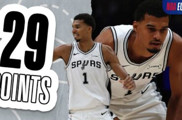 Wembanyama MEANS BUSINESS 💪 Extended Highlights v New Orleans Pelicans