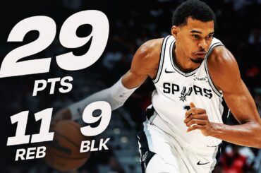 Wemby Drops Near TRIPLE-DOUBLE With Blocks! | October 24, 2025