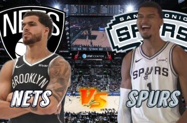 Brooklyn Nets vs San Antonio Spurs Live Play by Play & Scoreboard