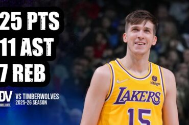 Austin Reaves vs Timberwolves 25 pts 11 ast 7 reb | Oct 24, 2025 | Regular Season