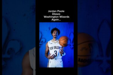 Jordan Poole Disses Washington Wizards Again! SMH! #washingtonwizards #jordanpoole #nba