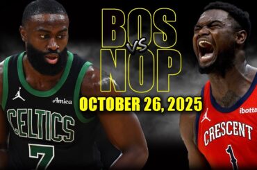 Boston Celtics vs New Orleans Pelicans Full Game Highlights - October 27, 2025 | NBA Season