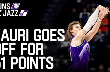 Lauri drops ✨51✨ in WIN OVER PHOENIX | UTAH JAZZ