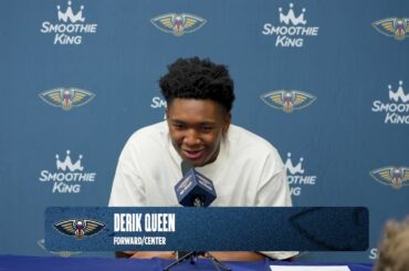 Derik Queen interview | Pelicans-Spurs Postgame 10/24/2025