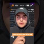 Reaction To The Suns LOSING To The Jazz 😬 #nba #phoenixsuns #devinbooker