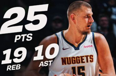 Nikola Jokić Gets His Third Straight TRIPLE-DOUBLE! | October 27, 2025