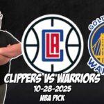 Los Angeles Clippers vs Golden State Warriors 10/28/25 NBA Free Picks & Prediction | NBA Betting Tip