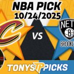 Cleveland Cavaliers vs Brooklyn Nets Pick 10/24/25 NBA Pick Prediction