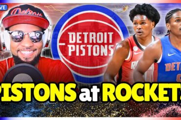 GRITTY WIN!! Pistons BAND TOGETHER To TAKE DOWN The ROCKETS! 🔥