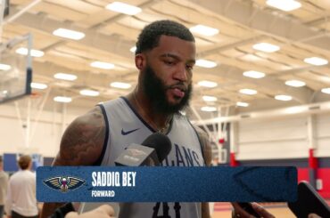 Saddiq Bey on starting stronger, DeAndre Jordan | New Orleans Pelicans