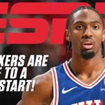 Stephen A. says the 76ers will have the 'BEST backcourt in the NBA!' 👀 | First Take