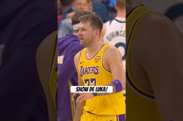 RECITAL DE LUKA DONCIC NA VITÓRIA DOS LAKERS! #nba #lukadoncic #shorts