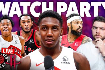 Raptors vs Rockets LIVE Watch Along | Toronto Needs To Bounce Back In A Big Way