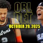 Orlando Magic vs Detroit Pistons Full Game Highlights - October 29, 2025 | NBA Season