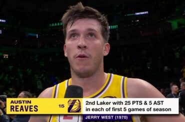 Austin Reaves' INCREDIBLE Start Makes Lakers' History 🔥