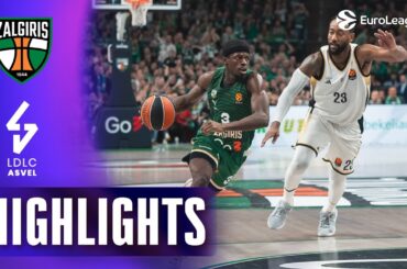 Lithuanian FIRE, French SILENCE | Zalgiris Kaunas - ASVEL | R8 BASKETBALL HIGHLIGHTS 2025-26