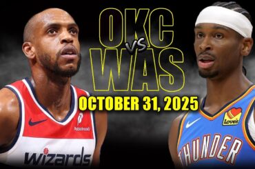 Oklahoma City Thunder vs Washington Wizards Full Game Highlights - October 30, 2025 | NBA Season