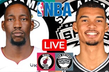 LIVE: MIAMI HEAT vs SAN ANTONIO SPURS | NBA | PLAY BY PLAY | SCOREBOARD