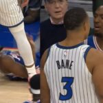 Tyrese Maxey gets in Desmond Bane's face for standing over him after foul