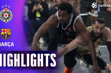 CLYBURN Beats the Clock | Partizan - Barcelona | R8 BASKETBALL HIGHLIGHTS 2025-26