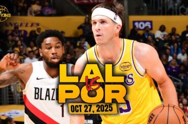 Los Angeles Lakers vs Portland Trail Blazers Full Game Highlights | Oct 27, 2025 | FreeDawkins