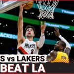 Trail Blazers Beat (some of the) Lakers in Los Angeles | Rob Williams Nearing a Return to the Lineup