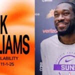 Mark Williams Practice Media Availability | Phoenix Suns | 11-1-25