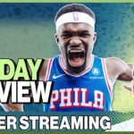Joel Embiid OUT = Fantasy Basketball Gold Mine | Adem Bona & Sunday Streamers Explode
