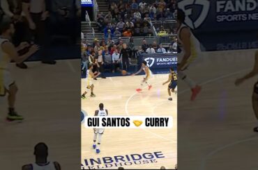 GUI SANTOS 🤝 CURRY #Shorts #NBA #Basquete