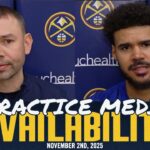 Denver Nuggets Practice Media | 11/2/25 🎙
