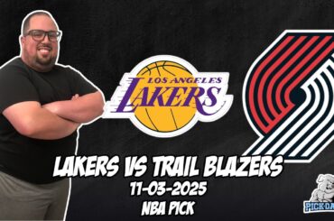 Los Angeles Lakers vs Portland Trail Blazers 11/3/25 NBA Free Picks & Prediction | NBA Betting Tips