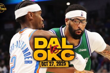 Dallas Mavericks vs OKC Thunder Full Game Highlights | Oct 27, 2025 | FreeDawkins