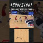 Basketball quick hitter for a three from the Philadelphia 76ers 👀🔥