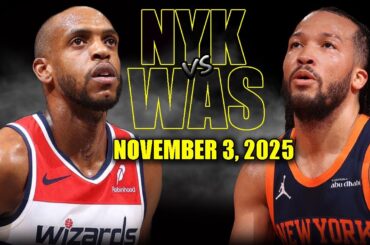 New York Knicks vs Washington Wizards Full Game Highlights - November 3, 2025 | NBA Season