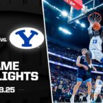 Villanova vs. #8 BYU Game Highlights | 2025-26 Big 12 Men's Basketball