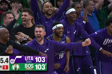 Final 4:41 CRAZY ENDING Celtics vs Jazz 👀 | November 3, 2025