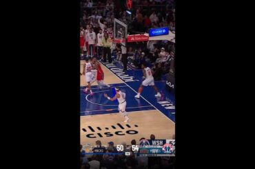 Alex Sarr (19 pts, 8 reb, 7 ast) highlights vs Knicks #nba #basketball #wizards