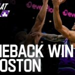 CLUTCH FINISH, JAZZ BEAT BOSTON 🍀 | UTAH JAZZ