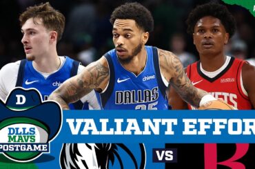 Dallas Mavericks Come Up Short Late Again Vs. Houston Rockets | DLLS MAVS POSTGAME