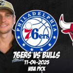 Philadelphia 76ers vs Chicago Bulls 11/4/25 NBA Free Picks & Prediction | NBA Betting Tips
