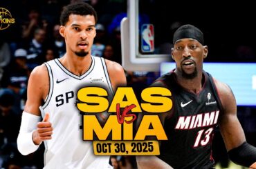 San Antonio Spurs vs Miami Heat Full Game Highlights | Oct 30, 2025 | FreeDawkins