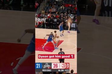 That Australian spin cycle hits different 😮 #nba #hawks #dysondaniels