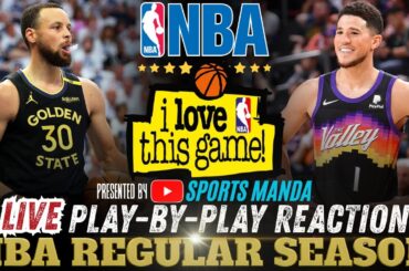 🔴WARRIORS VS PHOENIX SUNS │ 2025 NBA REGULAR SEASON - Basketball Play-By-Play Reaction & Scoreboard